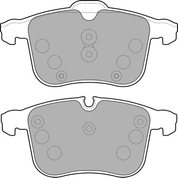 Delphi Lp1783 Fren Balatası &Ouml;n Opel Signum. Vectra / Saab 9 3. 9 3&times;10/02