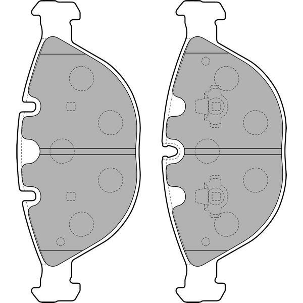 Delphi Lp1798 Fren Balatası Bmw X5&times;6 02/02- 