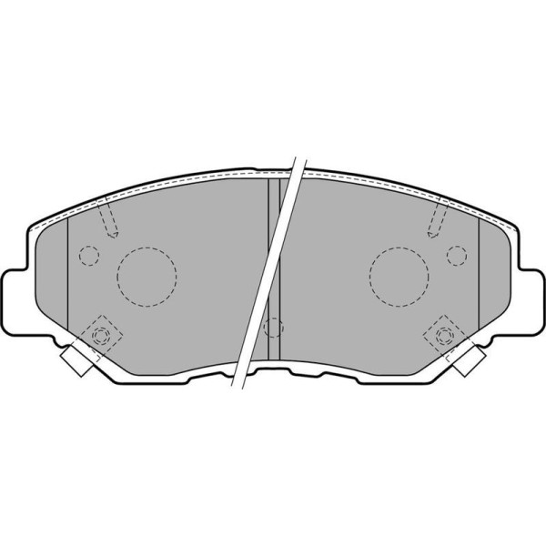 Fren Balatası &Ouml;n Cr-V 02-; 2.0I 2.2 CDTI 