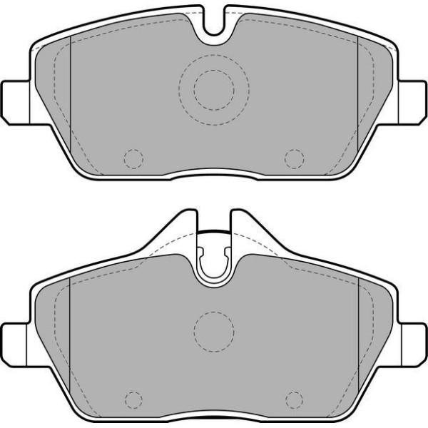 Delphi Lp1923 Fren Balatası &Ouml;n Bmw 1  E81 E87 E88 E82 
