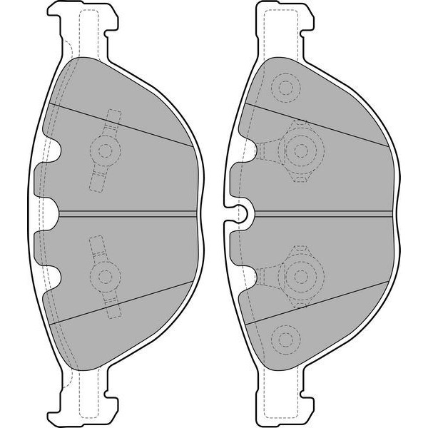 Delphi Lp2041 Fren Balatası Bmw 535 550 650 750 M5 Jaguar Xj 03/05-