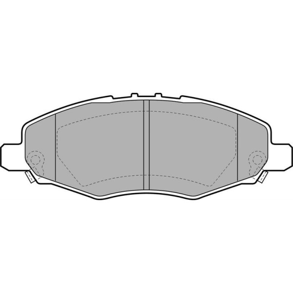 Delphi Lp2059 Fren Balatası &Ouml;n Hı-Lux Vıgo 05-