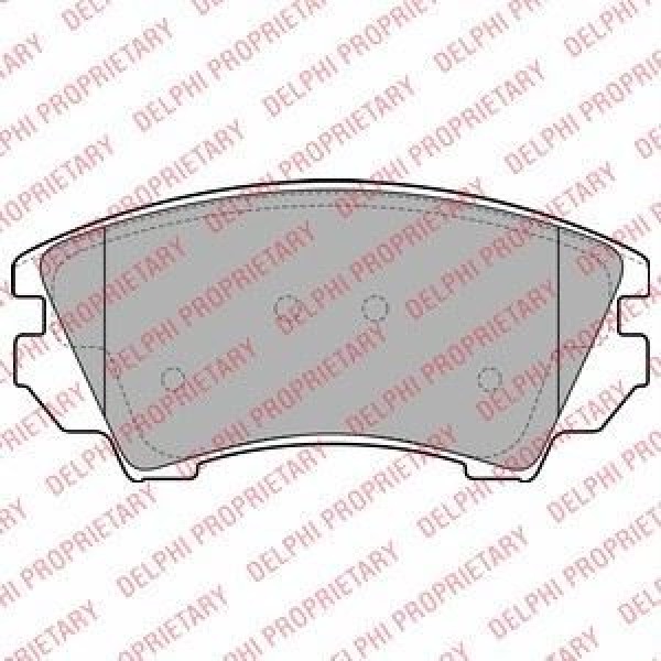 Delphi Lp2081 Fren Balatası &Ouml;n Astra J 09- 