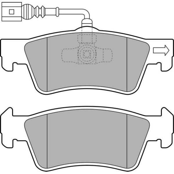 Delphi Lp2087 Fren Balatası Vw Caravelle Multıvan Transporter 03/03- 