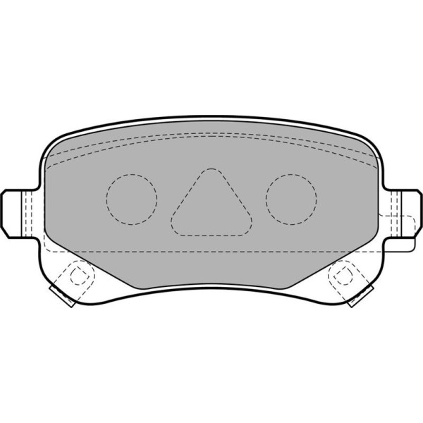 Delphi Lp2174 Fren Balatası Arka Chrysler Voyager / Dodge Journey 01/08 