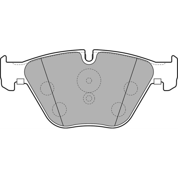 Delphi Lp2245 Fren Balatası &Ouml;n Bmw 5  F10 F18 Bmw 6  F12 F13 F06 Bmw 7  F01 F02 F03 F04 