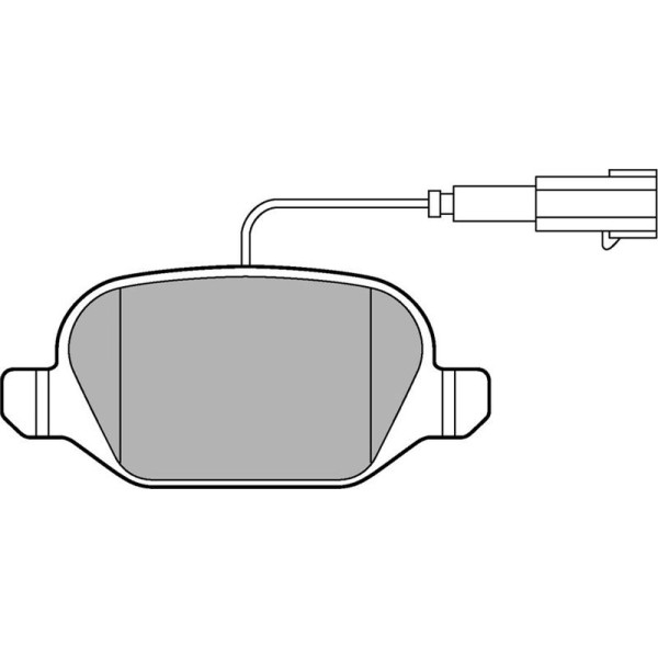 Delphi Lp2302 Fren Balatası Fiat 500 Abarth 07/10-