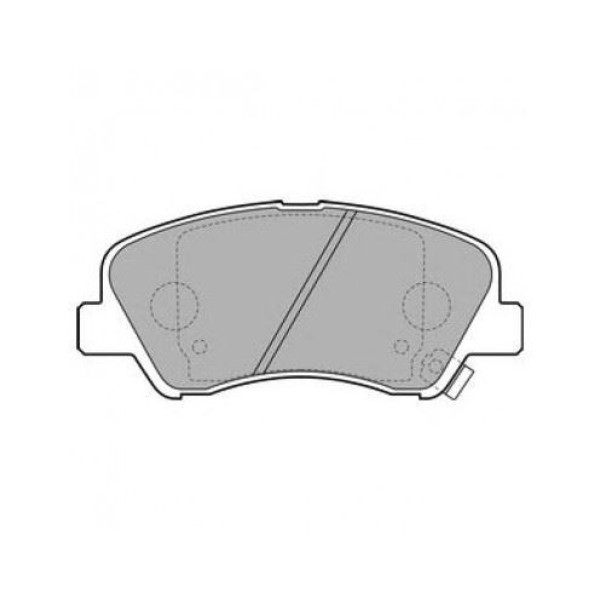 Fren Balatası &Ouml;n Accent Blue 12-; / Rıo III 11-; 