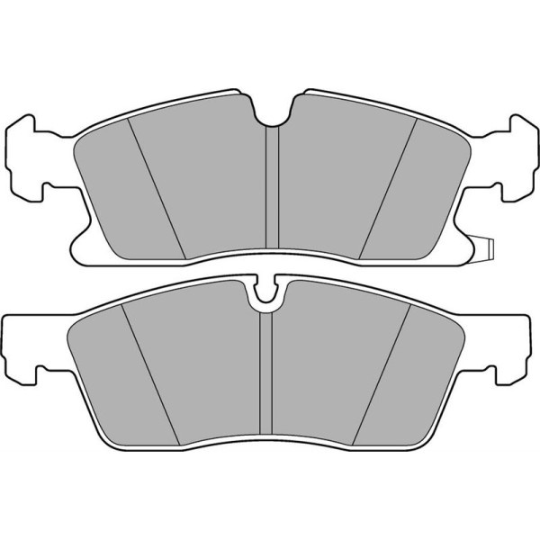 Delphi Lp3173 Fren Balatası &Ouml;n M Serısı W166 Ml250 Ml350&times;166 Gl Serısı Gl350Blue Tec Gl450 / Grand Cherokee / Durango 