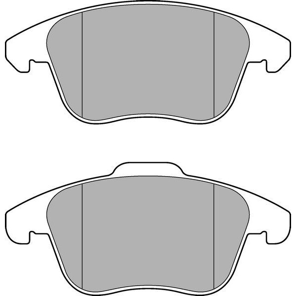 Fren Balatası &Ouml;n 208 12-; 3008 09-; 5008 09-; / C4 Grand Picasso 08-; C4 Picasso 06-; Ds4 11-; Ds5 11-; 