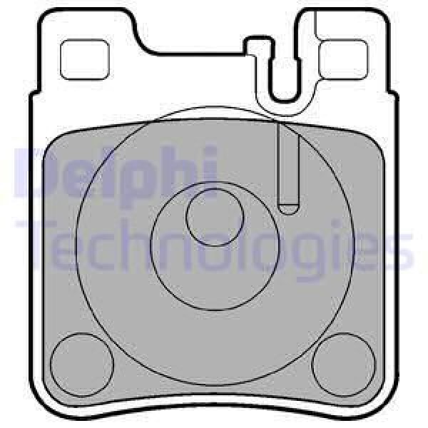 Delphi Lp841 Fren Balatası Arka C140 Cl Serısı Cl420 Cl500 C208 Clk Serısı Clk200 Clk320 Clk430 Clk55 C209 Clk Serısıclk320 Clk500 E Serısı T210 E200 E220 E230 E240 E250 E270 E280 E290 E300 E Serısı W210 E300 E320 E36 E420 E430 E50 E55 R129 Sl Serısı Sl28