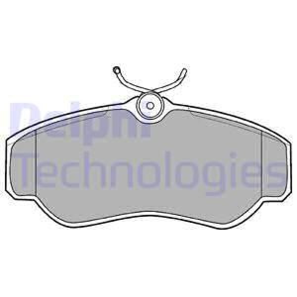 Delphi Lp913 Fren Balatası &Ouml;n Land Rover Dıscovery Range Rover 94- 