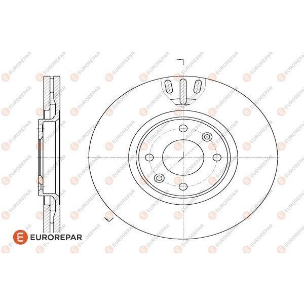 Eurorepar 1618859580 Erp Fren Disk Set 