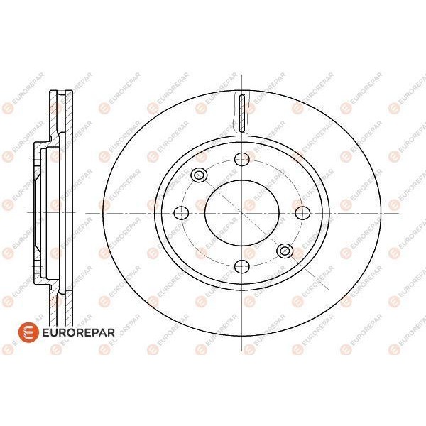 Eurorepar 1618864480 Erp Fren Disk Set