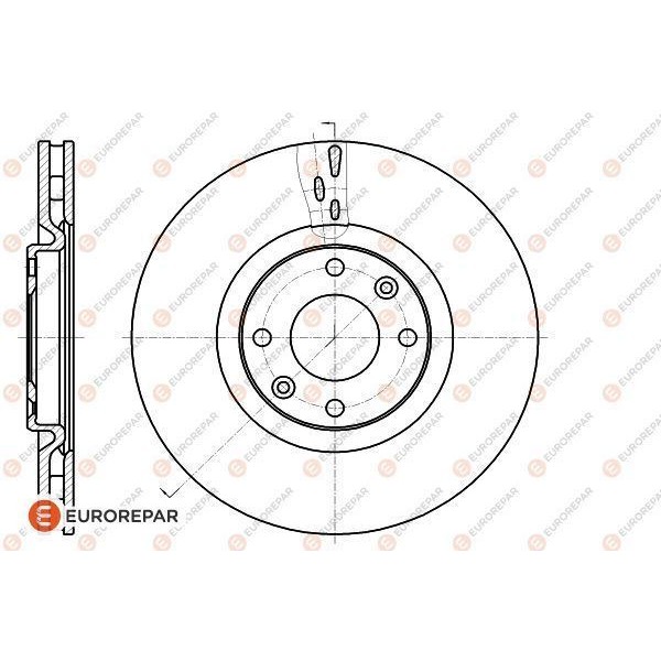 Eurorepar 1618864980 Erp Fren Disk Set