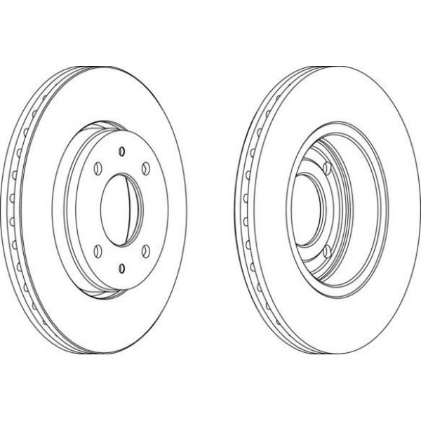 Ferodo Ddf1068 Fren Diski &Ouml;n Carısma 95- 