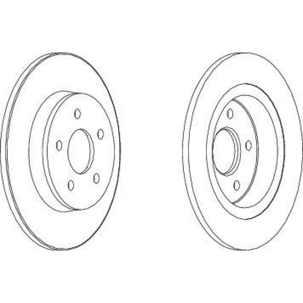 Ferodo Ddf1227 Fren Diski Arka Focus II 11.04-