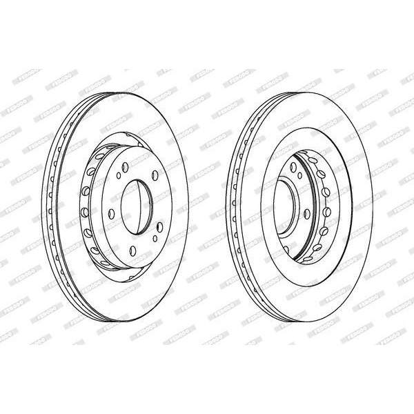 Ferodo Ddf1642 Fren Diski &Ouml;n C Crosser 07- 