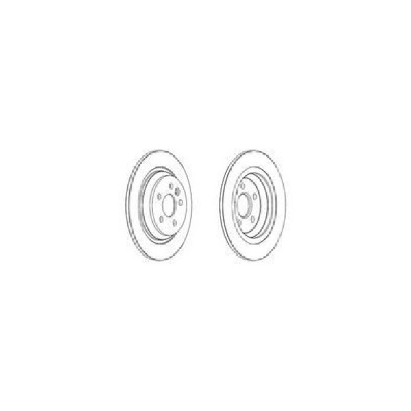 Ferodo Ddf1720 Fren Diski Arka S60 10-