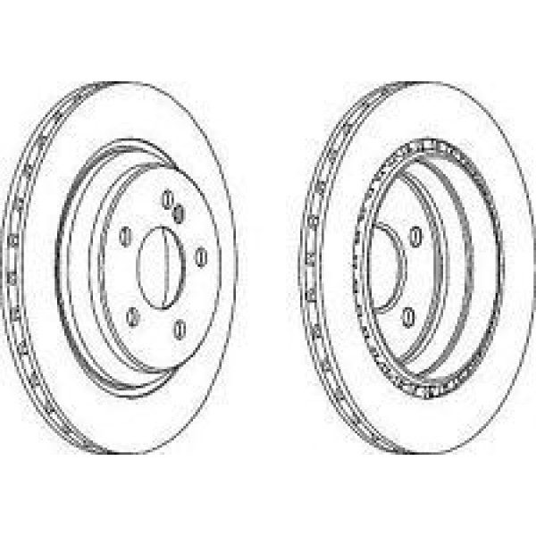 Fren Diski Arka Adet Sens&ouml;r Halkası Ile Clio II 1.2 1.4 1.5DCI 2.0 09 98-; 