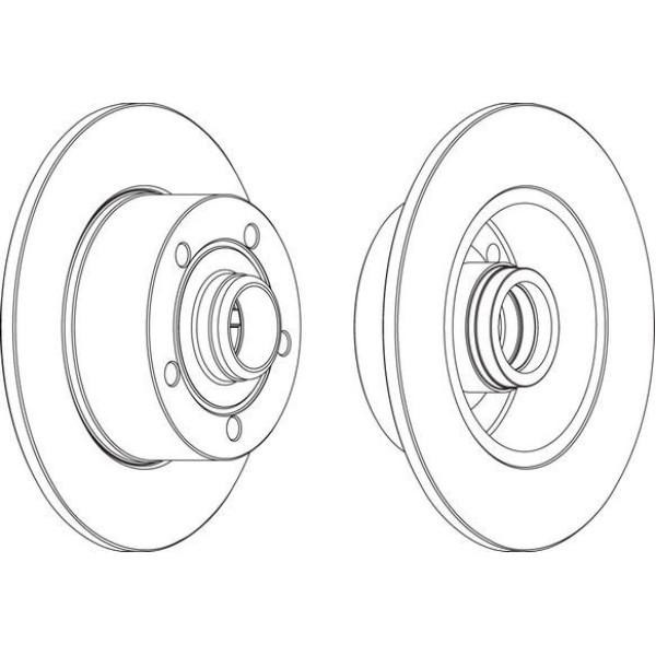 Ferodo Ddf830C-1 Fren Diski Arka Adet A4 95- 