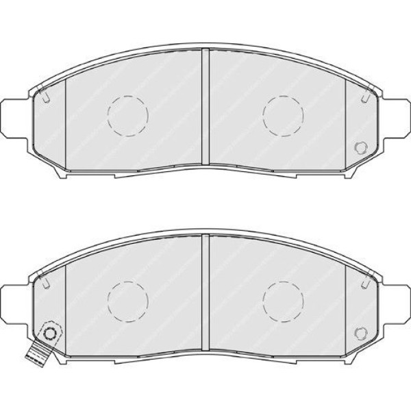 Ferodo Fdb1997 Fren Balatası &Ouml;n Navara 04- 