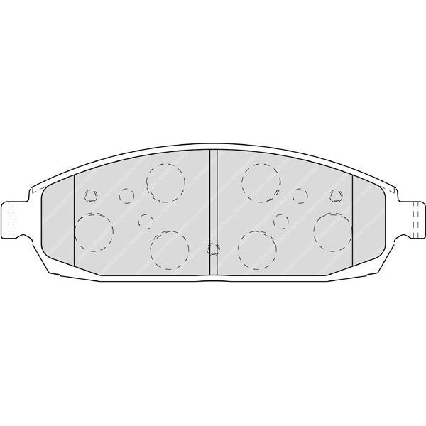 Fren Balatası &Ouml;n Commander 05-;10 Grand Cherokee 04-;10 