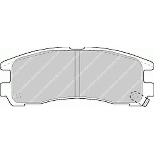 Ferodo Fdb803 Fren Balatası Arka Space Runner  91- 