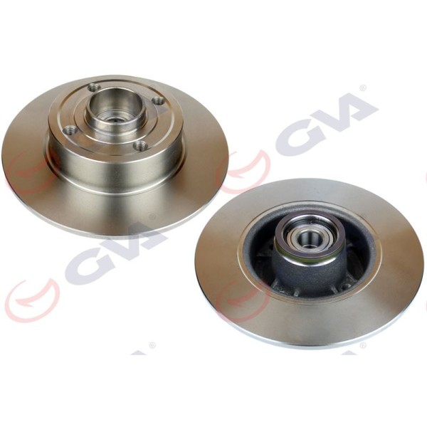 Gva 7411245-1 Arka Fren Diski Megane II 03 Modus 04 Clio III 06 Dolu-Rulmanlı-Abs Sens&ouml;r 240&times;8X4Dl 