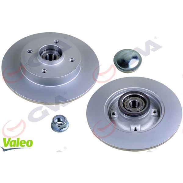 Gva 7443322 Arka Fren Diski Psa 307 00-09 C4 04-11 Dolu-Rulmanlı-Abs Sens&ouml;r 249&times;9 X 4Dl