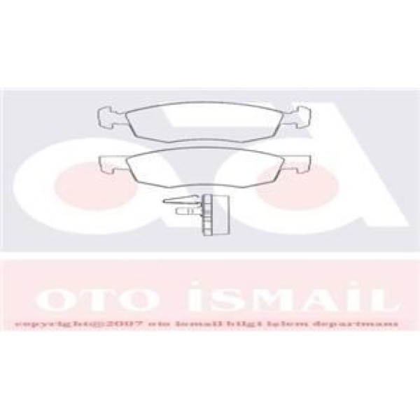 Hattat 3031341 Fren Balatası &Ouml;n Palio 1.4 Sıena 