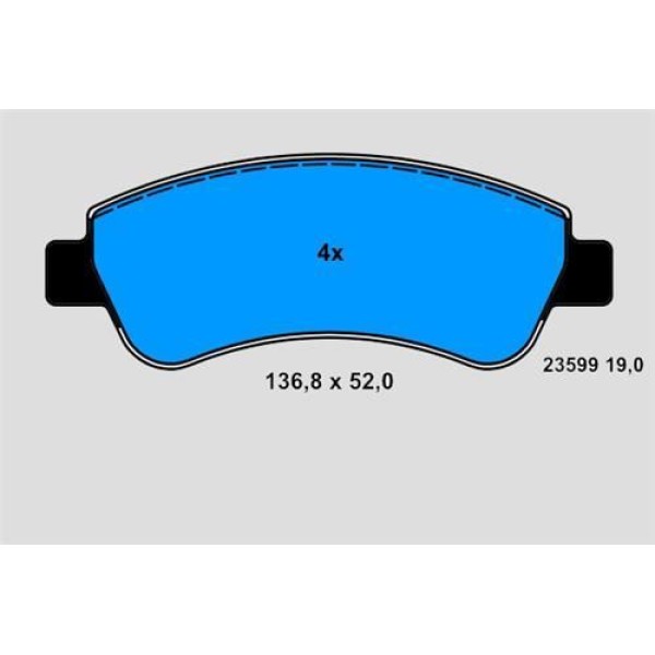 Hattat 3031759 Fren Balatası &Ouml;n Ducato 06-