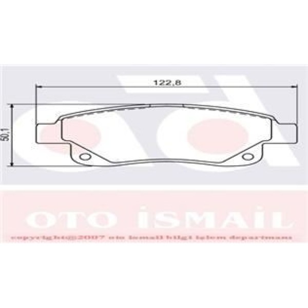 Fren Balatası Arka 13-; Transit.Custom 2.2TDCI - Fs 