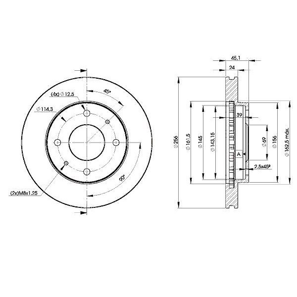Mga 50284 Fren Diski &Ouml;n Santamo 99-