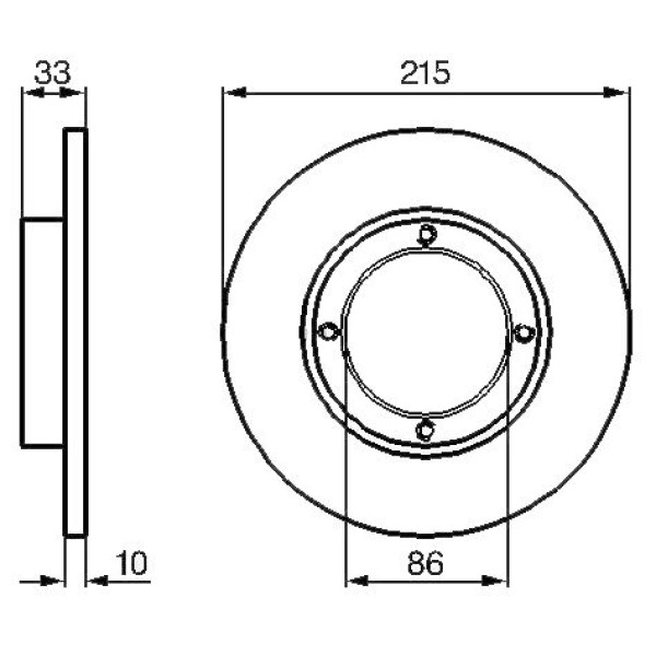 Mga 50347 Fren Diski &Ouml;n Tıco 95- 
