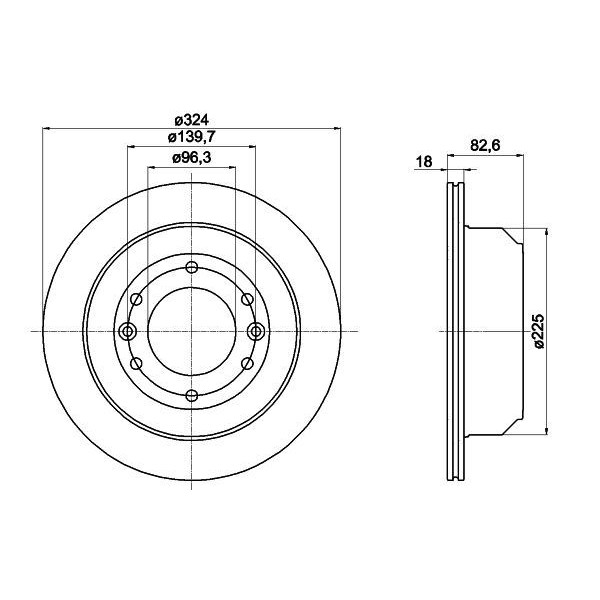 Mga 50357 Fren Diski Arka Starex H1 08-