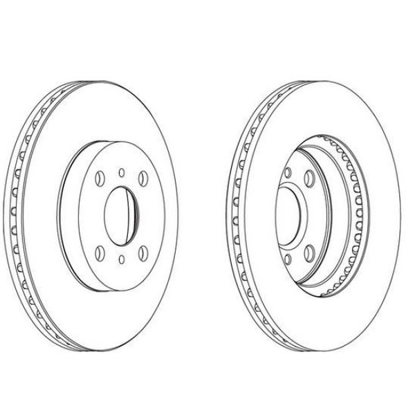 Mga 50387 Fren Diski &Ouml;n Yaris 05- 