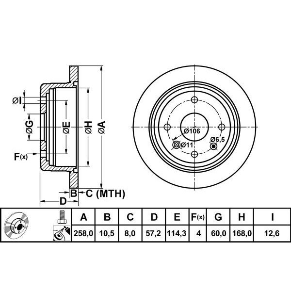 Mga 50394 Fren Diski Arka Nubıra 03-