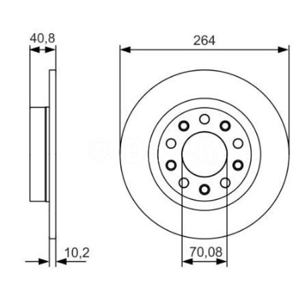 Fren Diski Arka 264 5 Gıulıetta 10-; 