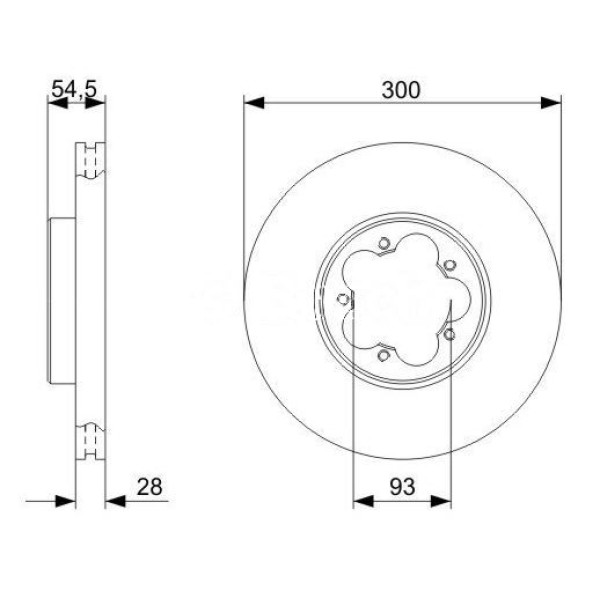 Mga 50456 Fren Diski &Ouml;n 300-