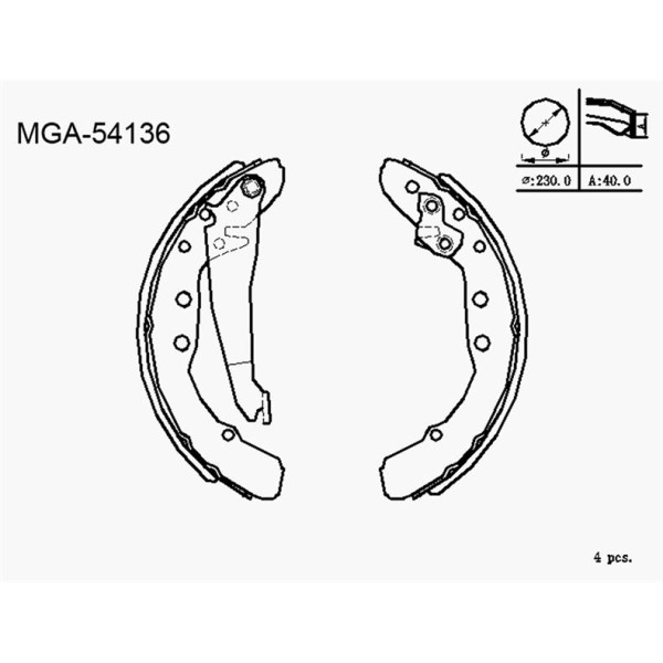 MGA 54136 Kampana Balata Golf III 91- 