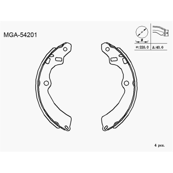 MGA 54201 Kampana Balata Carry 86-