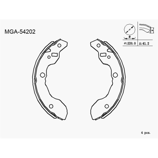 MGA 54202 Kampana Balata Carry 92- 