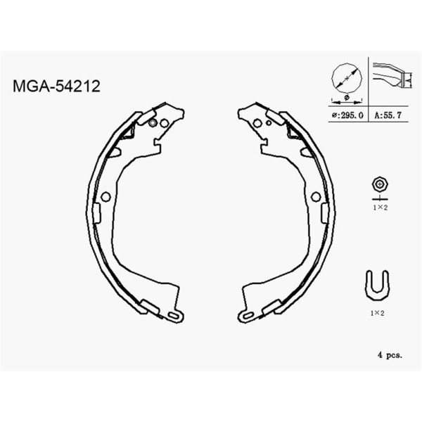 MGA 54212 Kampana Balata Amarok 10- 