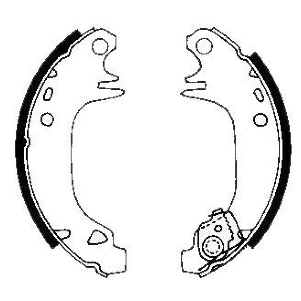 MGA 54601 Kampana Balata R5 Renault 9 Renault 11 Per&ccedil;ınlı 180X42