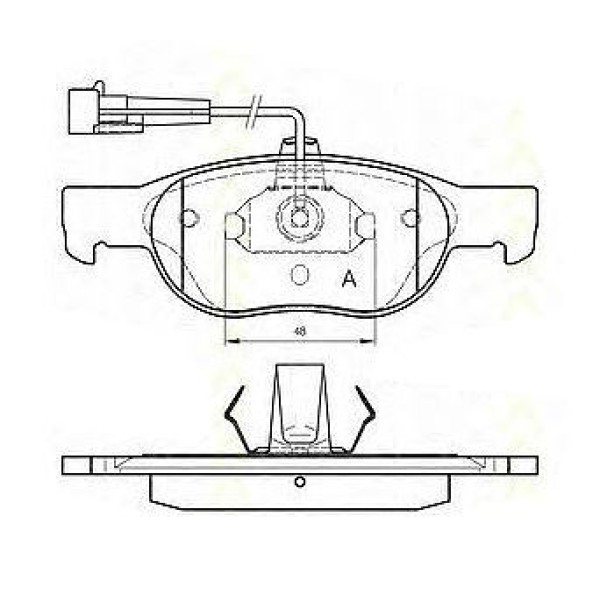 MGA 55545 Fren Balatası &Ouml;n Marea 1.6 16V 96-