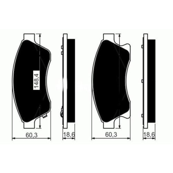 Magneti Marelli 323700006100 Fren Balatası &Ouml;n 148Mm Cruze Astra J 09- 