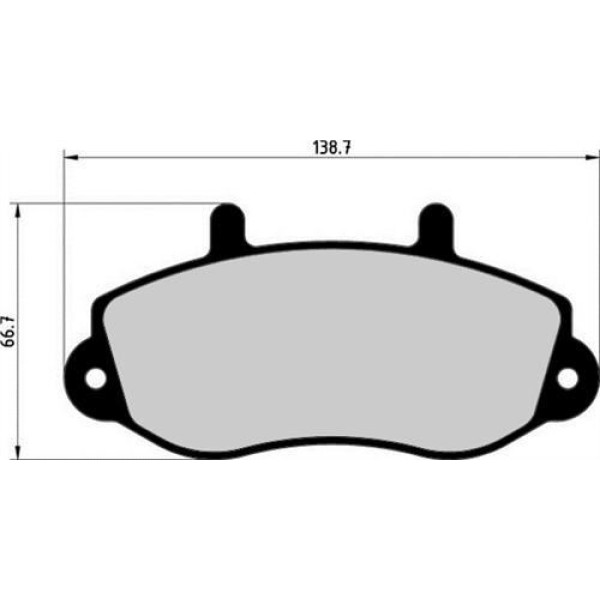 Magneti Marelli 323700011900 Fren Balatası &Ouml;n Master I 80- 