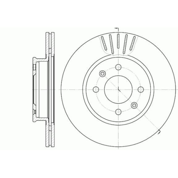 Magneti Marelli 360704002800 &Ouml;n Fren Diski Getz 1.1-1.3 12V-1.6 16V 02 1.5Td CRDI 12V 03 256&times;19&times;4Dlxhavalı