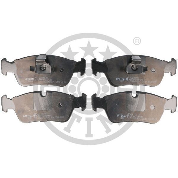 Optımal Bp10283 Fren Balata Seti Diskli Fren Alpına: Roadster Sz4 3E36 -3E46 -3 Cabriolete36 -3 Cabriolete46 -3 Com 